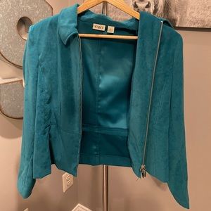 Turquoise Zip up